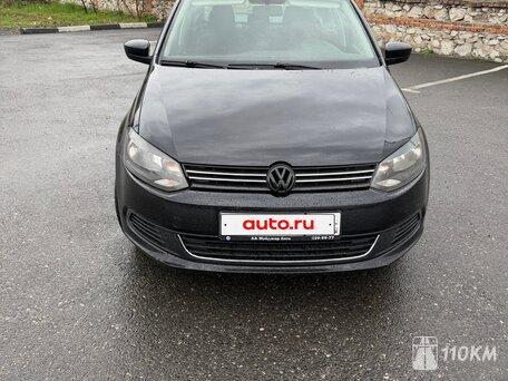 Volkswagen, Polo, 1600, 105, бензин, седан, автомат, передний привод, среднее состояние, левый, черный, 730 000 ₽
